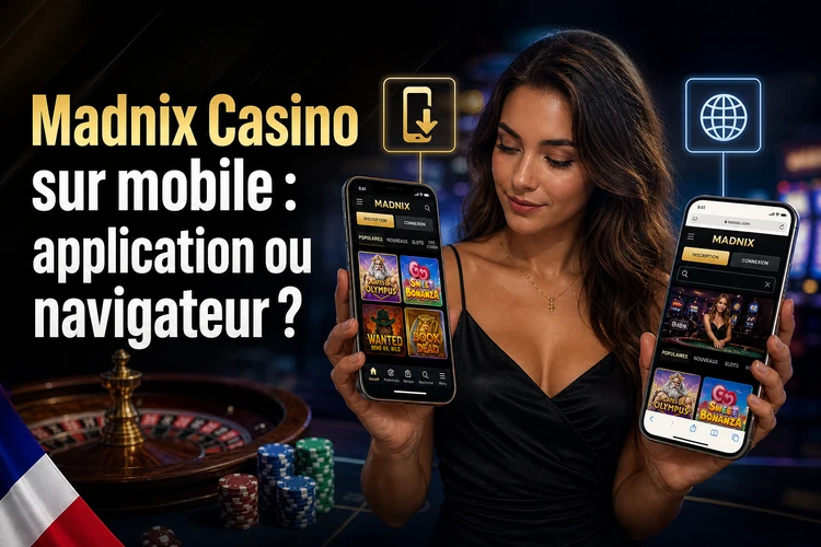 Madnix Casino sur mobile : application ou navigateur ?