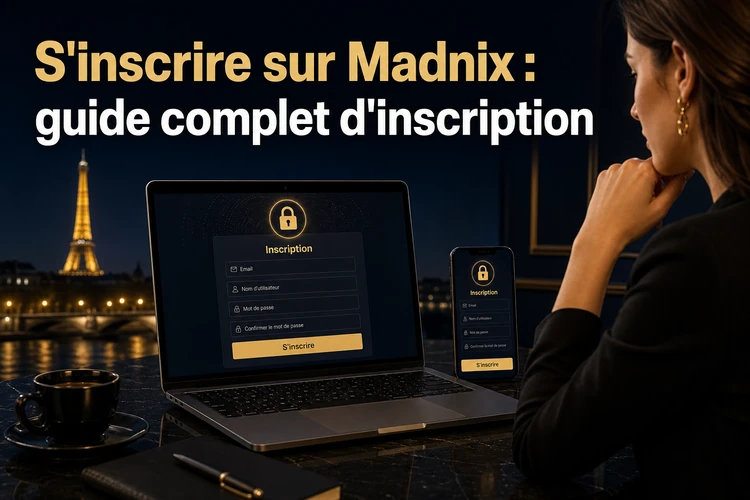 S'inscrire sur Madnix : guide complet d'inscription