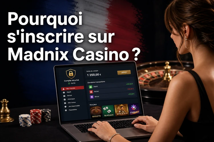 Pourquoi s'inscrire sur Madnix Casino ?