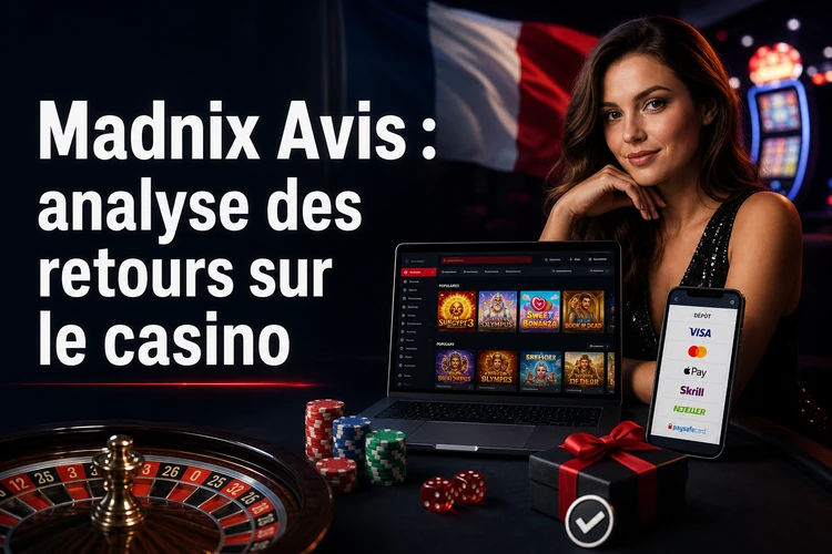 Madnix Avis : analyse des retours sur le casino